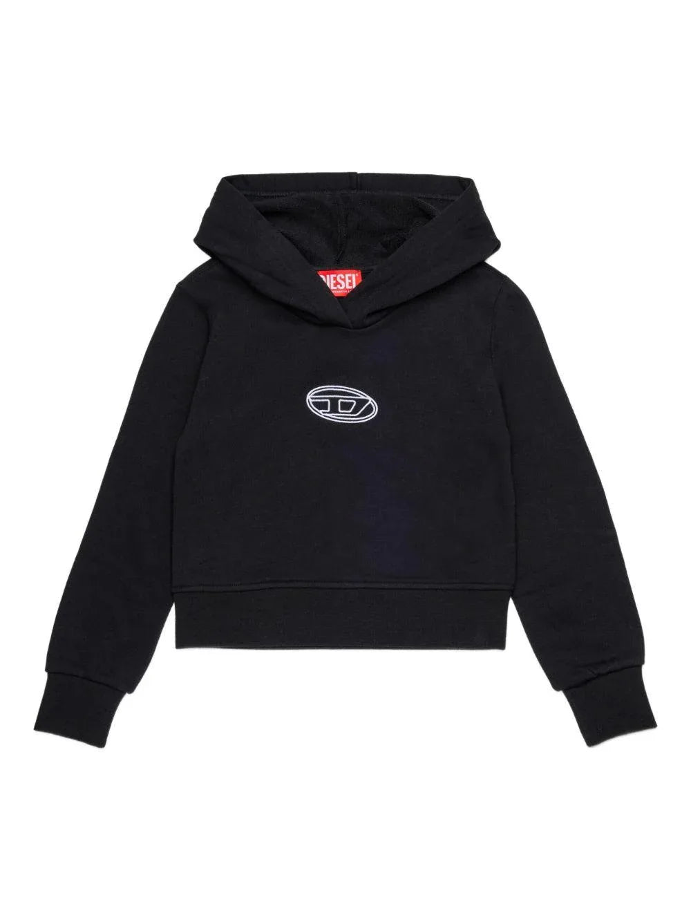 Felpa con Cappuccio e Logo Ricamato - Preludio Moda