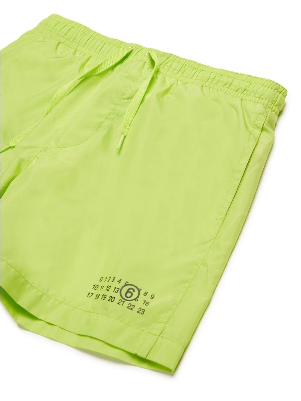 Costume verde lime logo numerico