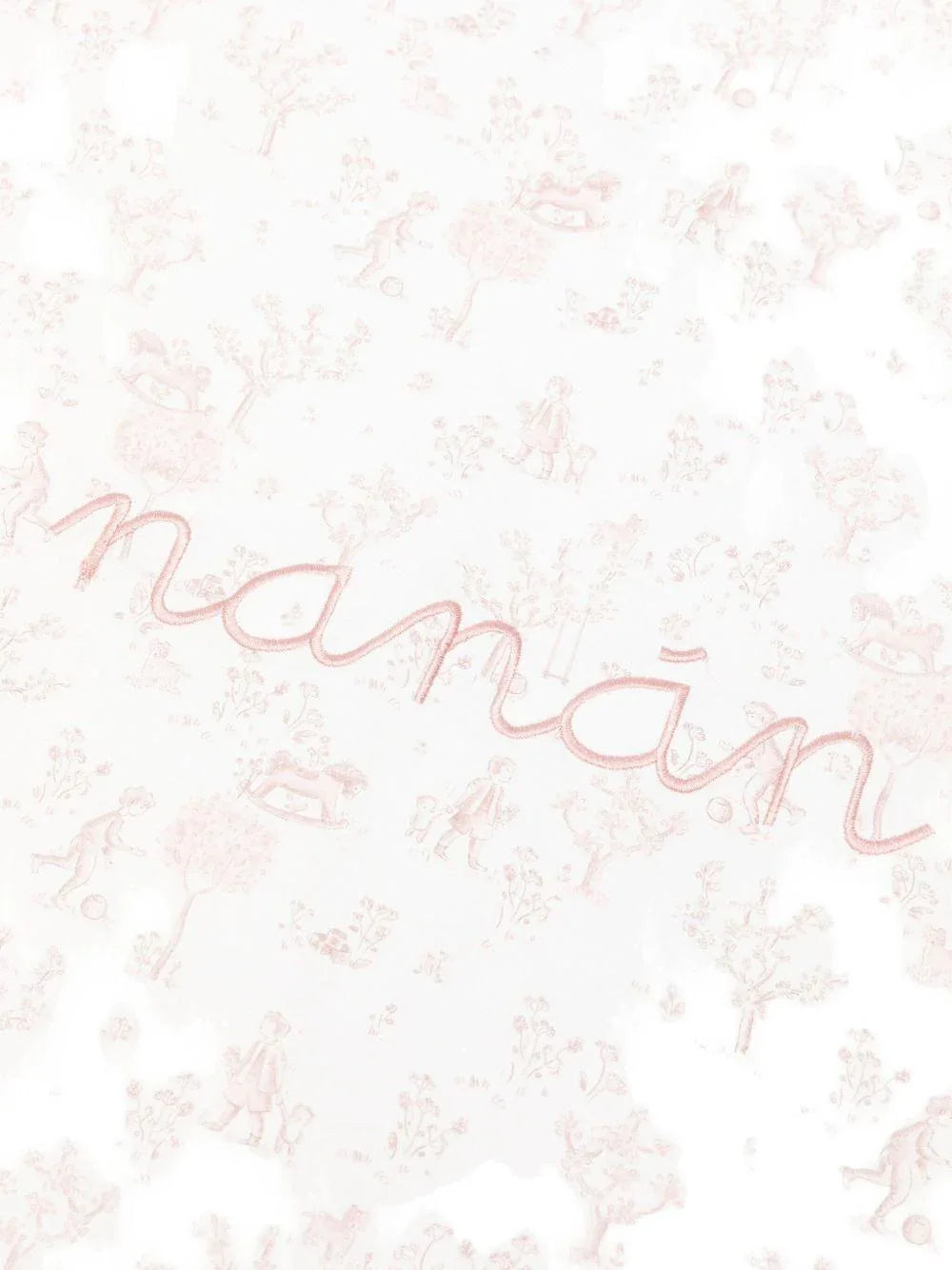 Coperta rosa con ricamo - Preludio Moda