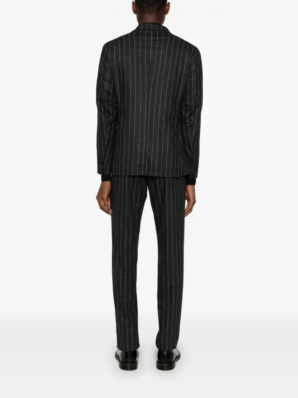 Abito Derrik nero gessato - Preludio Moda