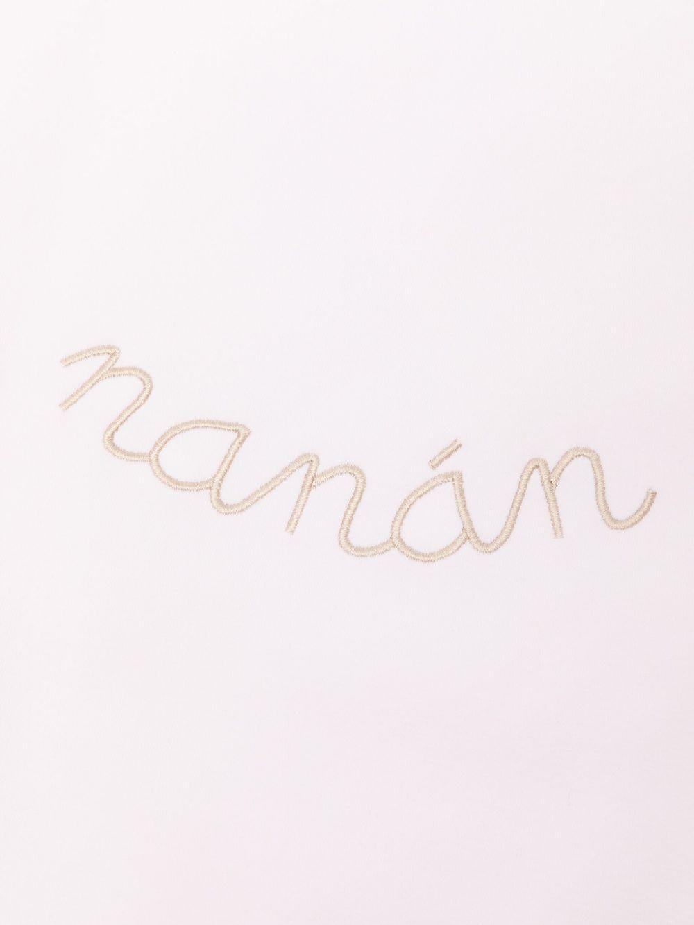 Coperta rosa con logo ricamato I25008 ROSA NANAN KIDS