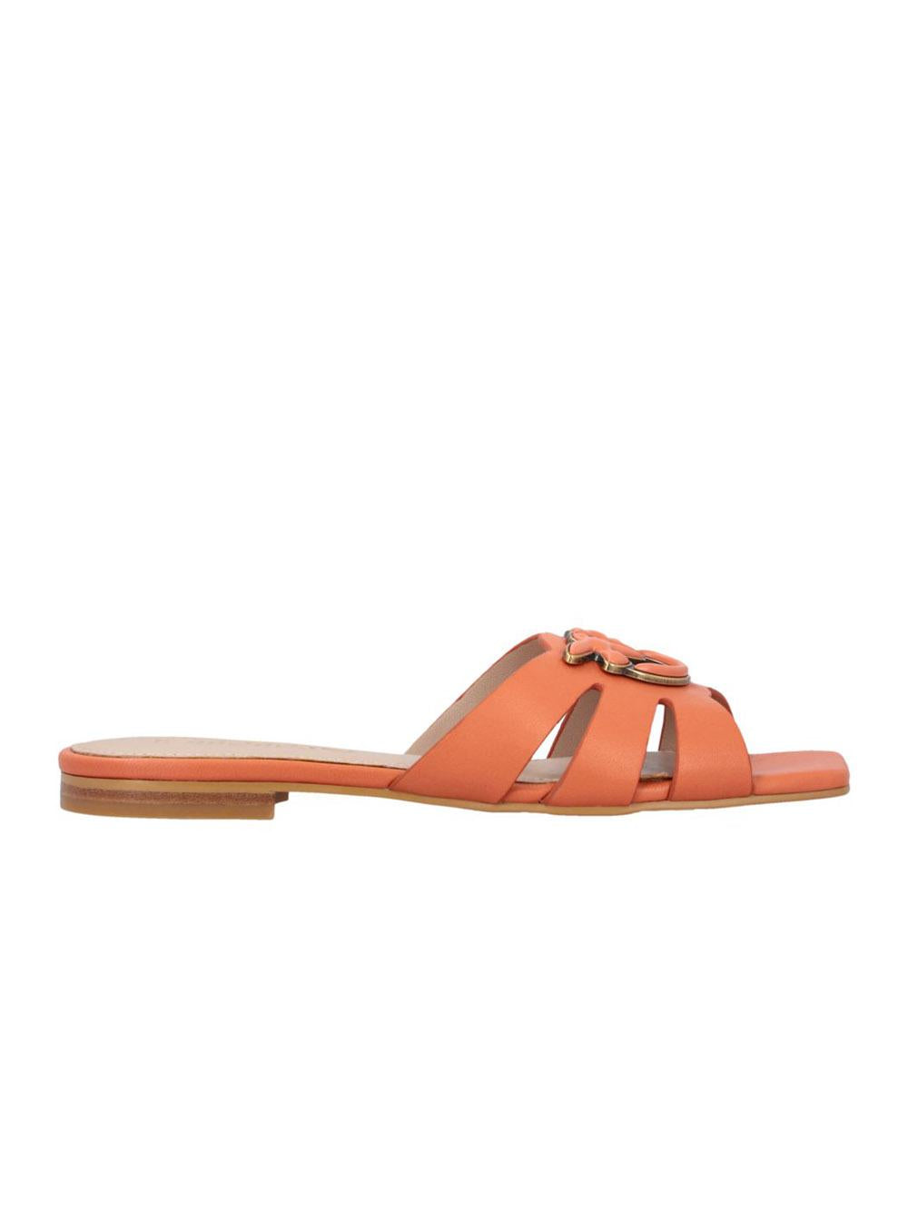Ciabatta marli 09 arancione fard SD0313P003 Q74 PINKO