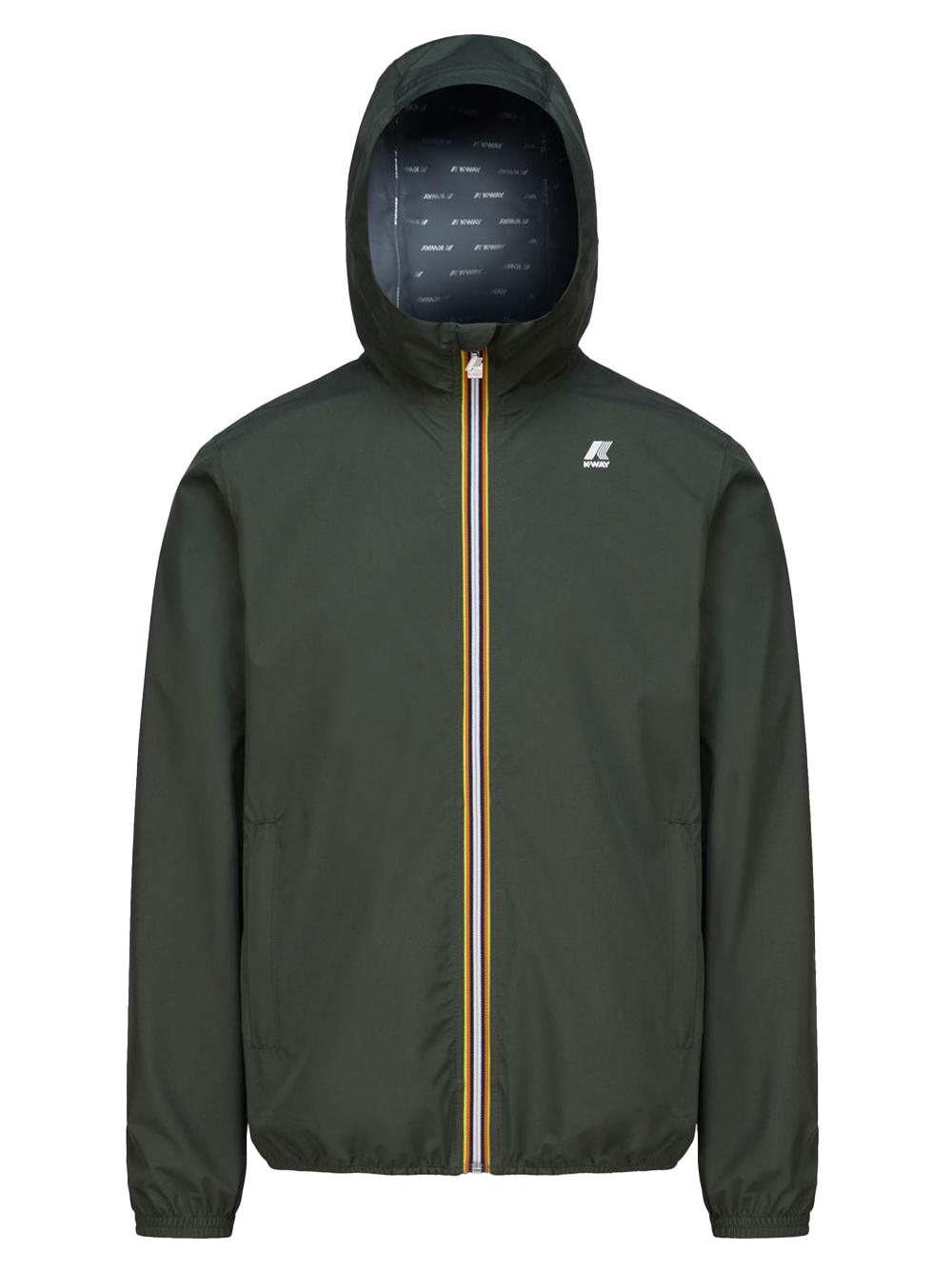 Giubbino jack stretch dot verde militare K5127QW WMR K-WAY