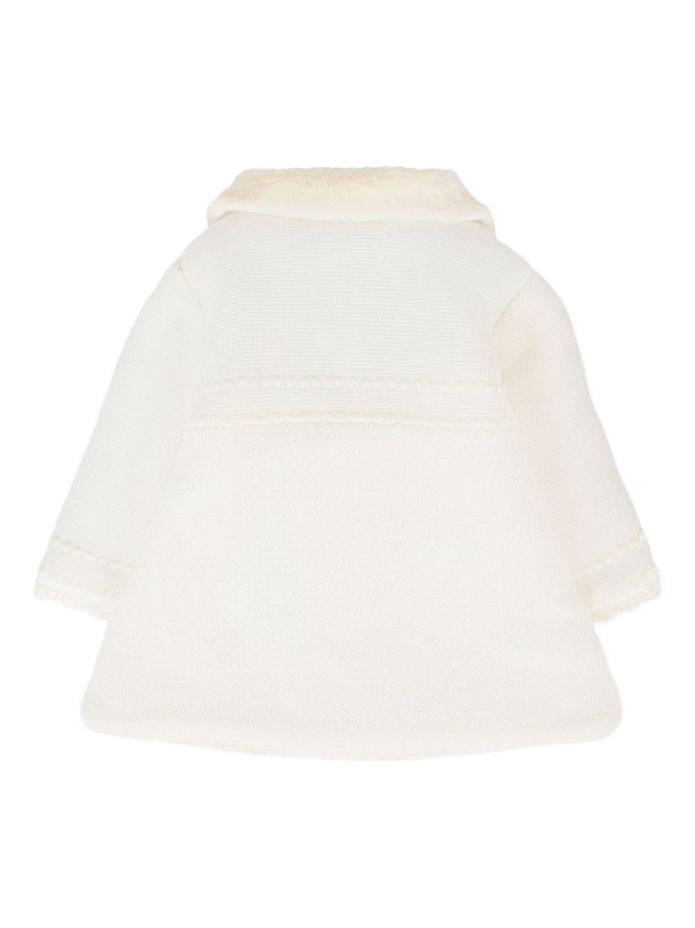 Cappotto Panna in Lana con Colletto 009112843 60H56 PAZ RODRIGUEZ KIDS