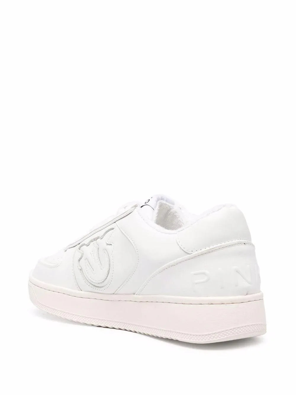 Sneakers bianca in pelle logo Love Birds inciso - Preludio Moda