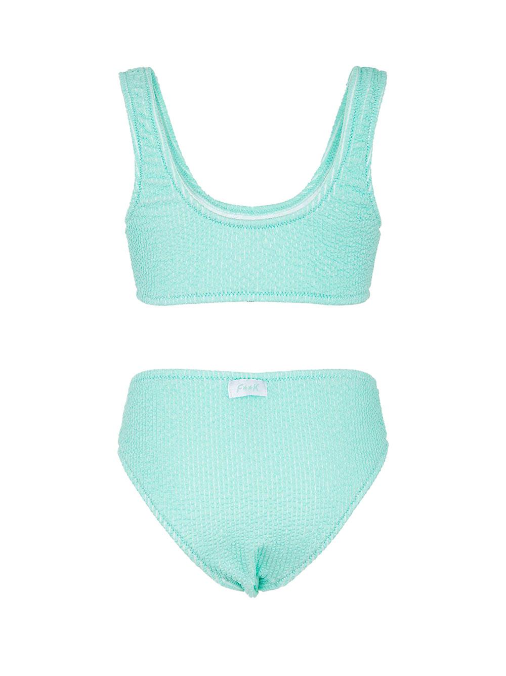 Costume fascia verde acqua (2pz)