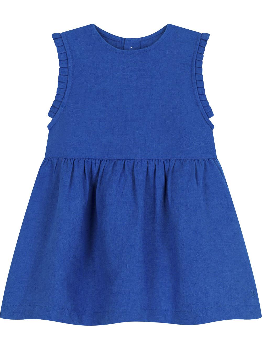 Abito blu elettrico A0CLN 01 PETIT BATEAU KIDS