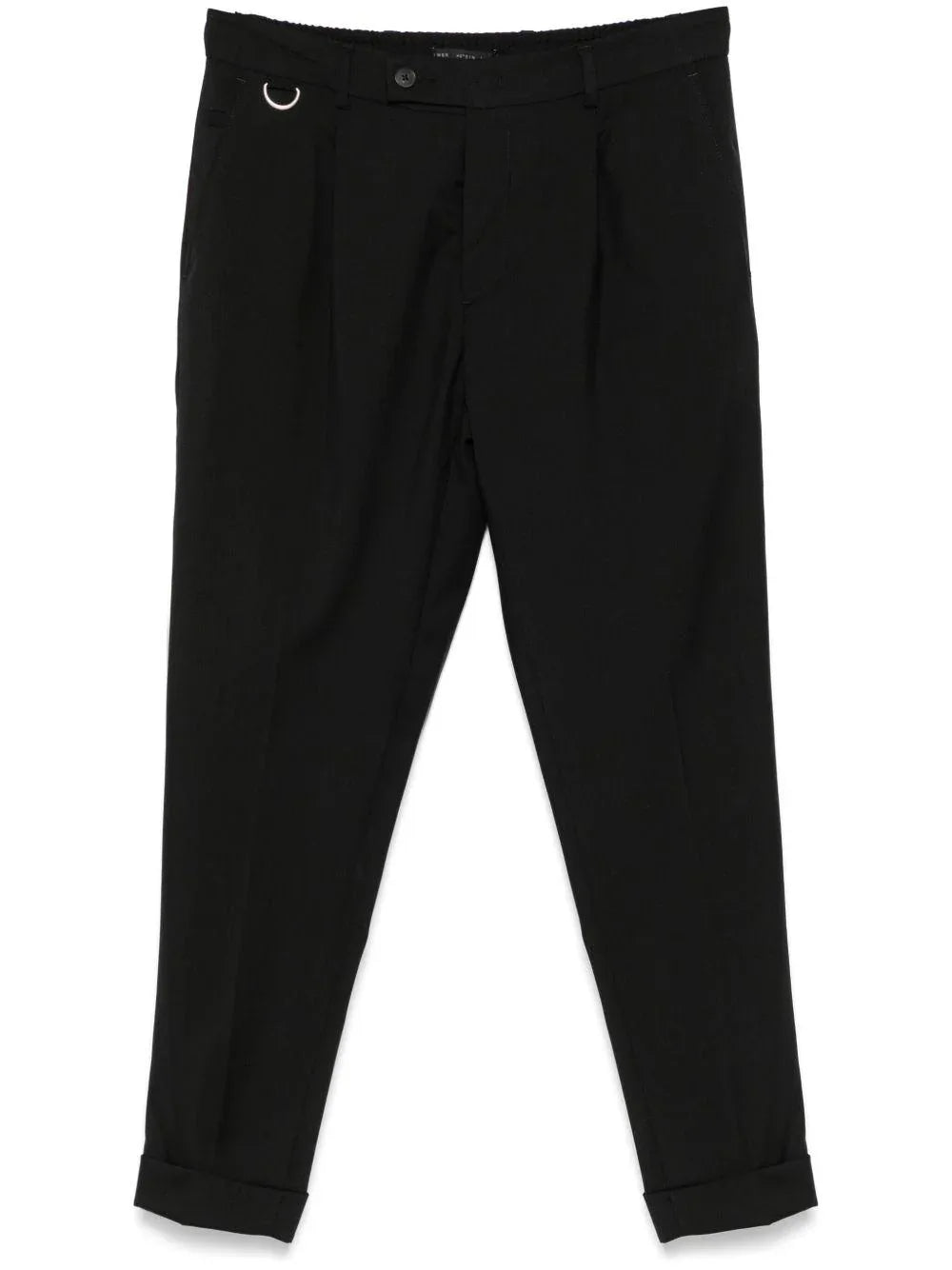 Pantalone riviera chino d-ring nero - Preludio Moda