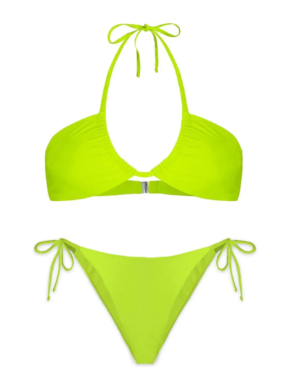Costume marielle+dahlia lime (2pz) - Preludio Moda