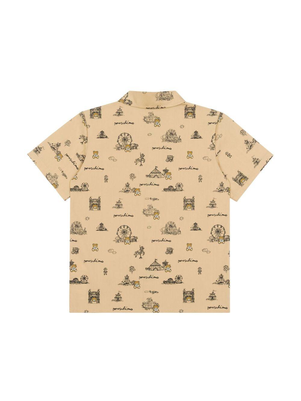 Camicia beige luna Park