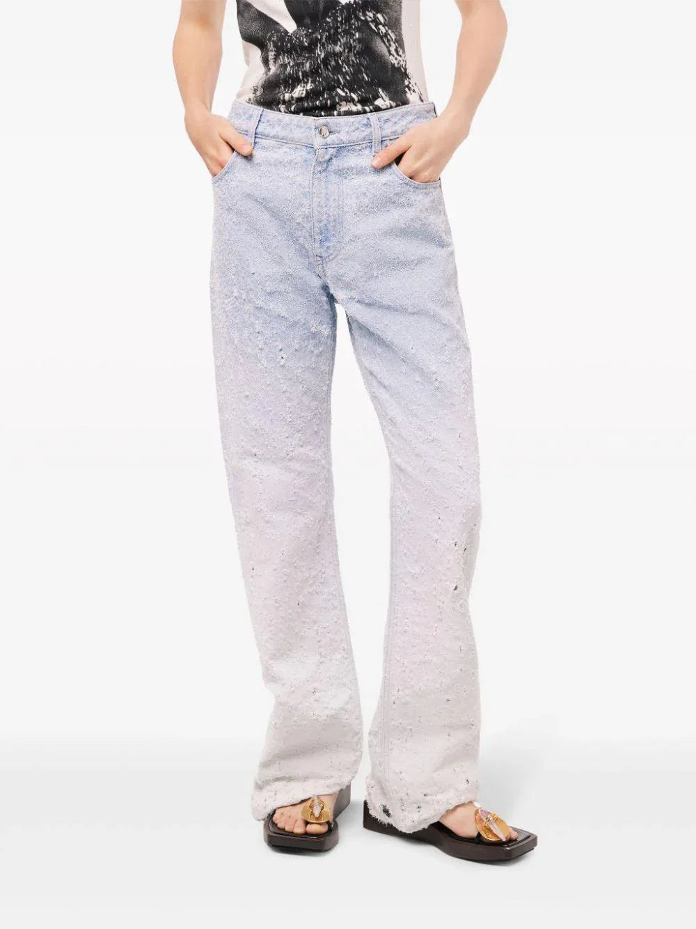 Denim sfumato effetto vissuto - Preludio Moda