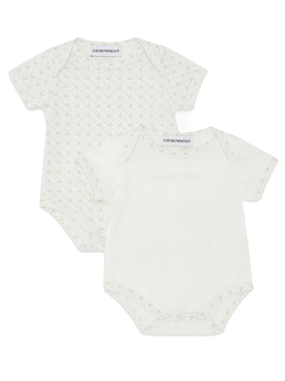Set body beige logati neonato (2pz) - Preludio Moda