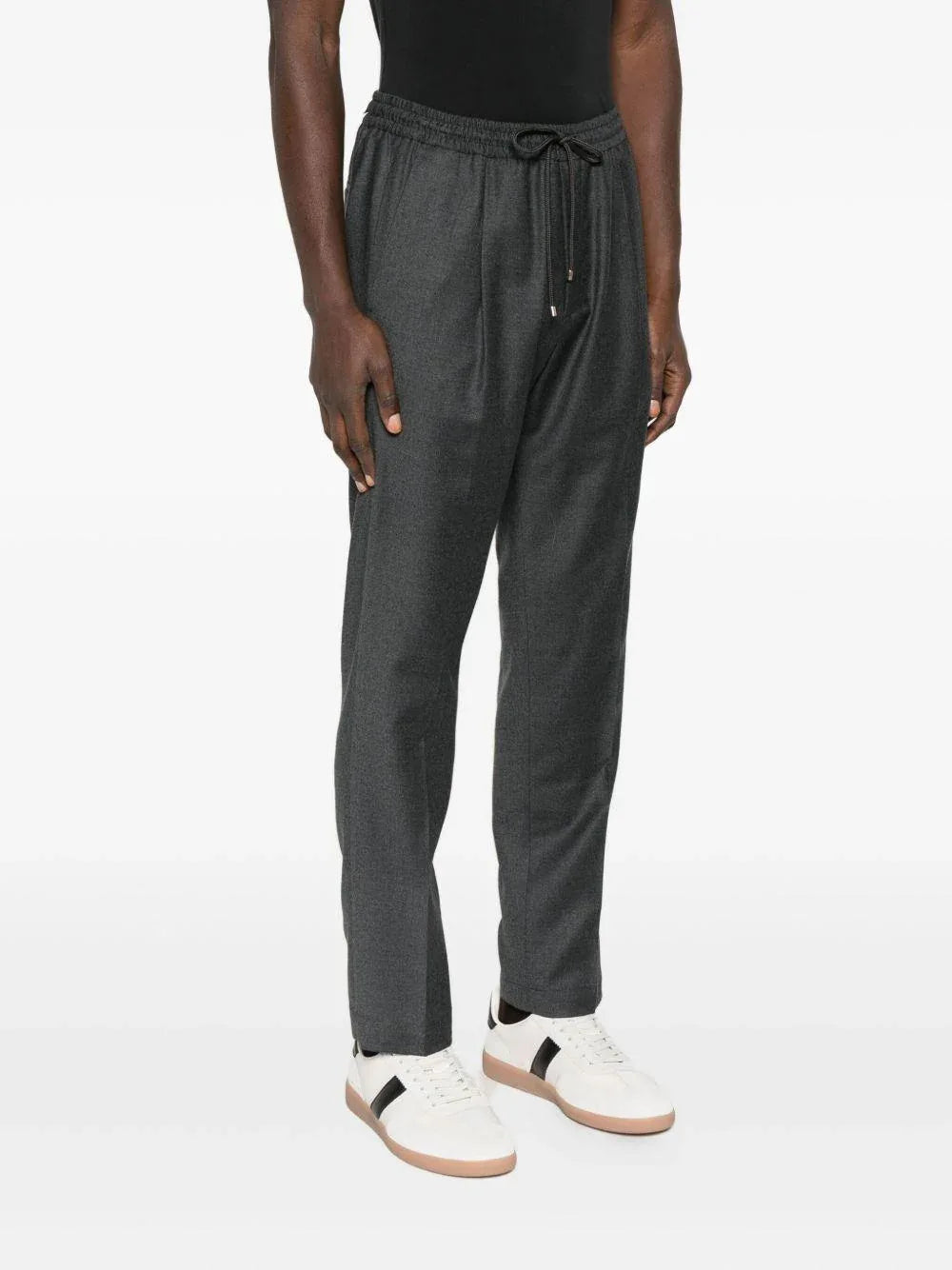 Pantaloni con Coulisse Grigio Antracite - Preludio Moda