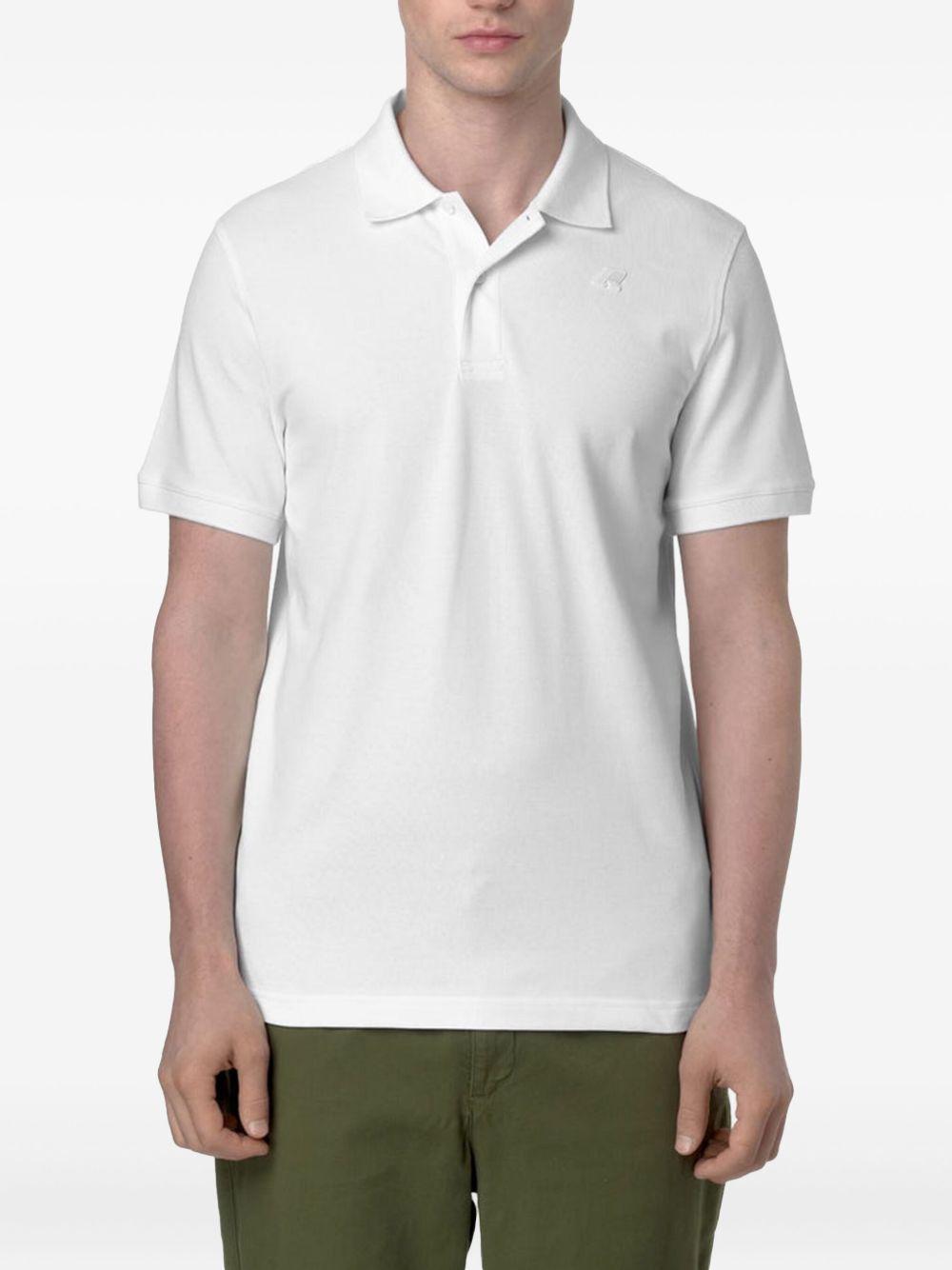 Polo Amedee pique bianca K5127BW 001 K-WAY