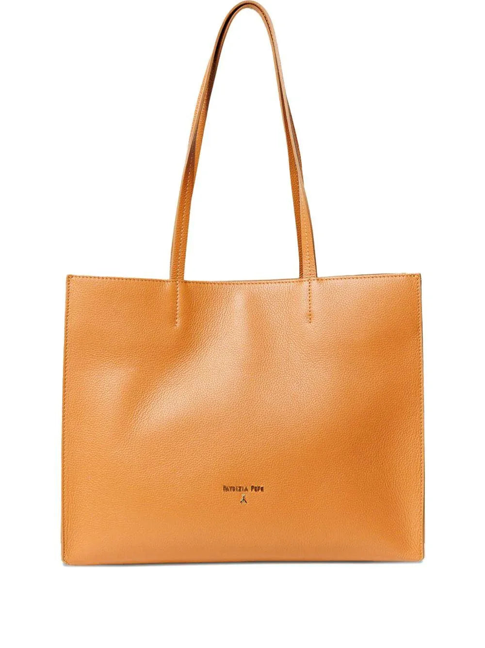 Borsa shopping in pelle martellata cuoio - Preludio Moda