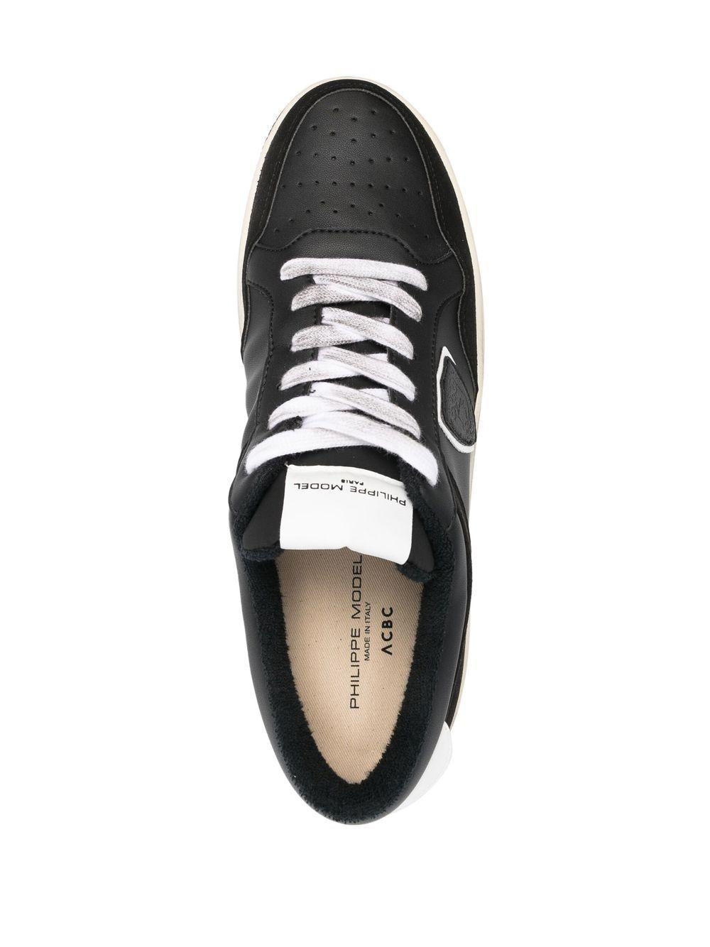 Sneakers Uomo Nero Pelle LYLU CX14 PHILIPPE MODEL