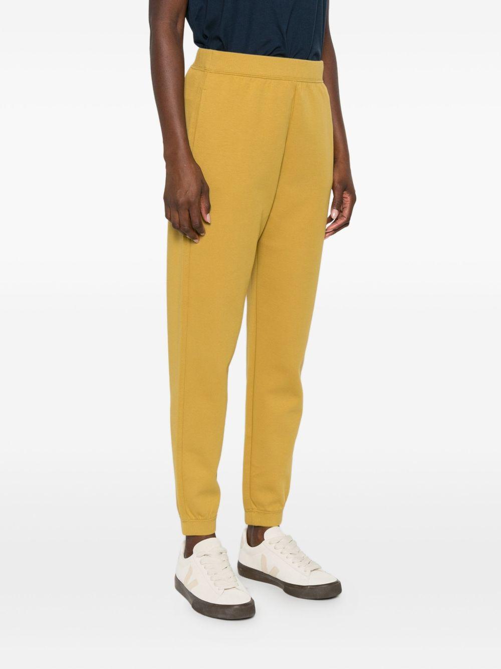 Pantaloni sportivi senape con logo ricamato 2529786031600 009 MAX MARA 'S