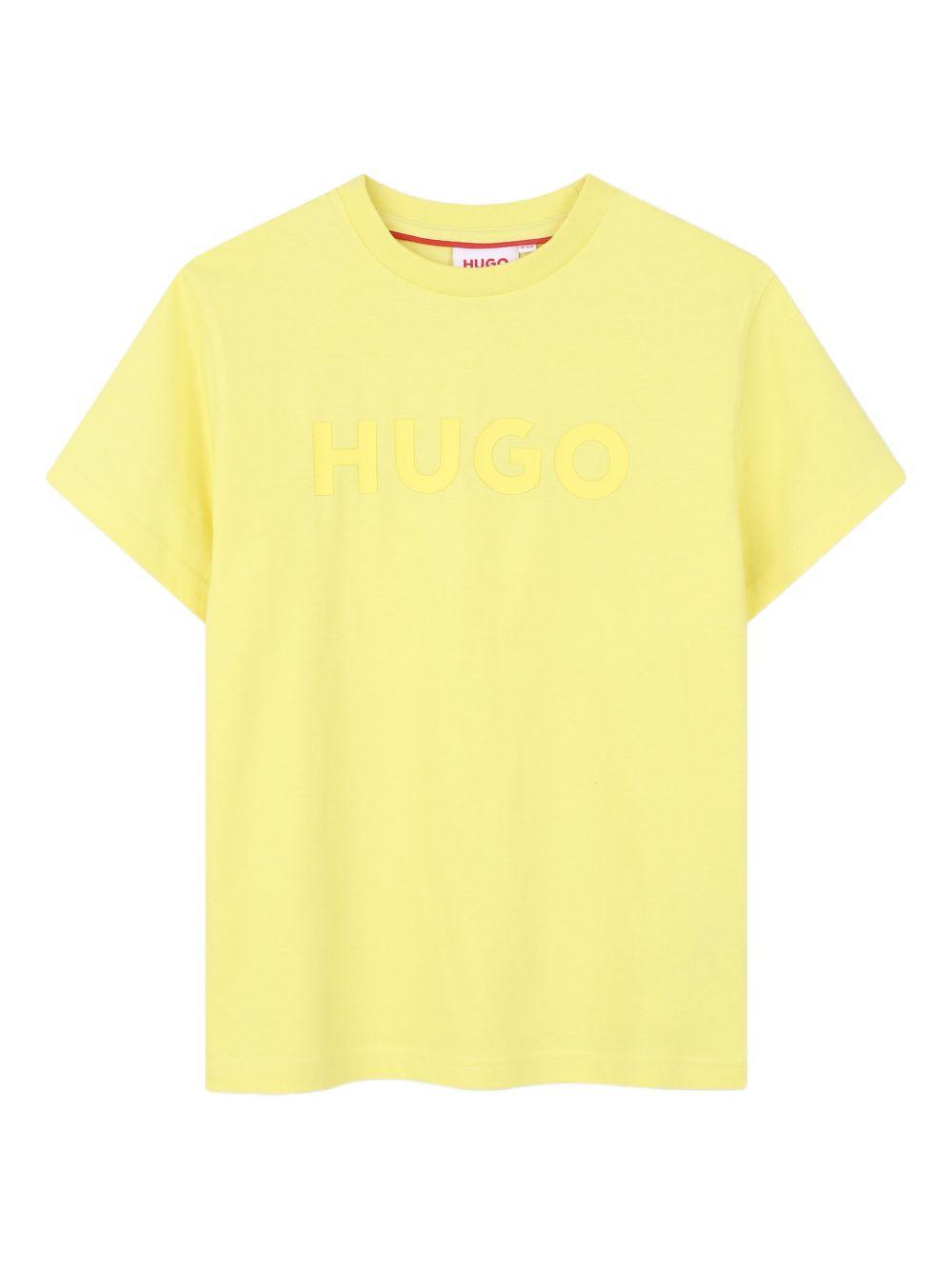 T-shirt girocollo con logo G01014 544 HUGO KIDS