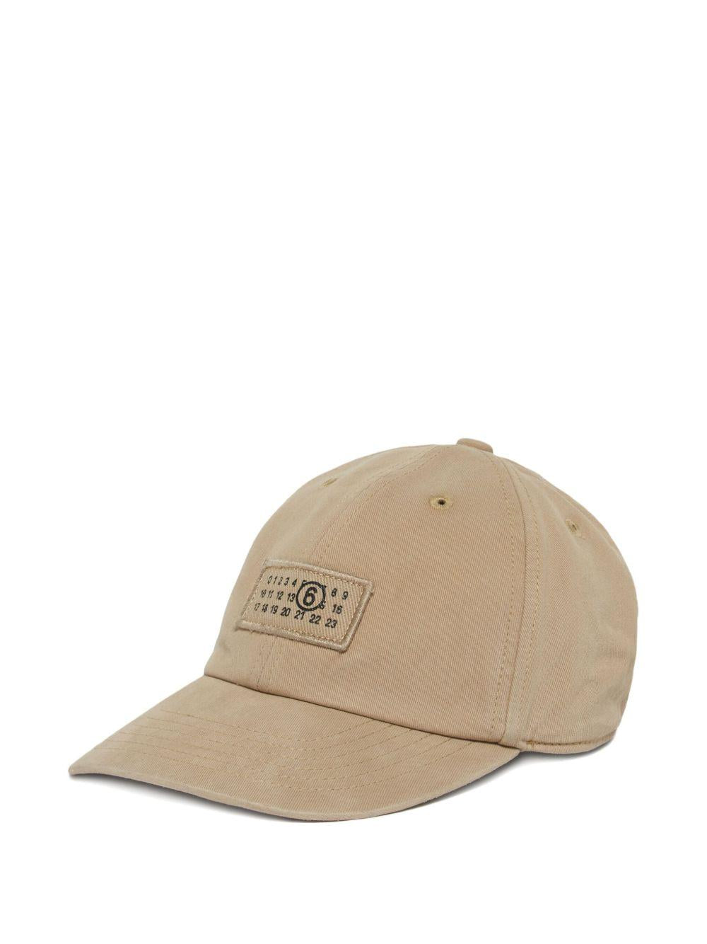 Cappello in cotone con patch frontale M61030MM05S M6709 MM6 MAISON MARGIELA KIDS