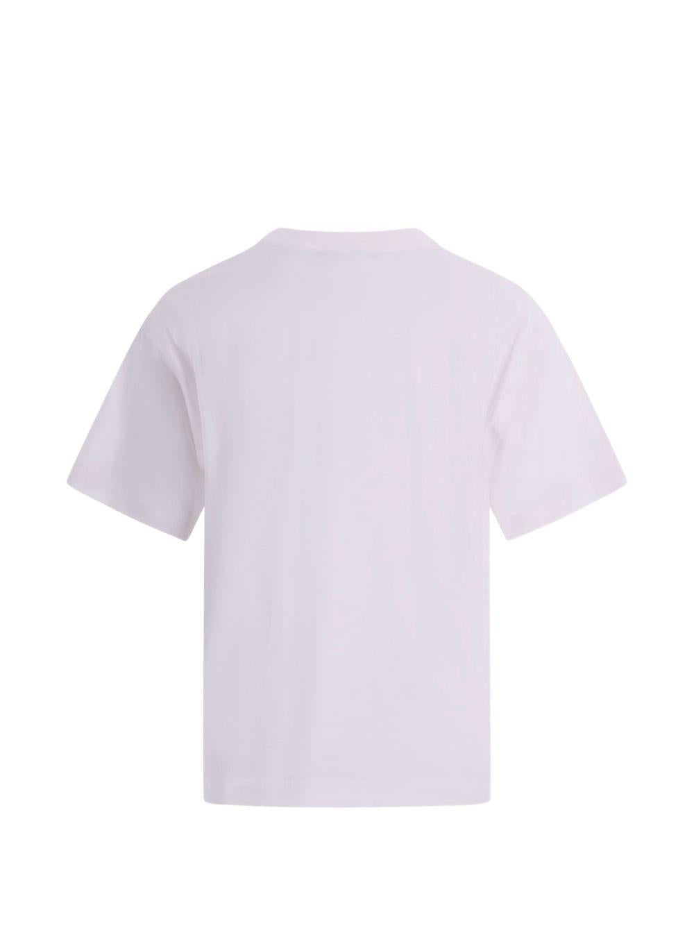 T-shirt in cotone con logo a maniche corte EB000948AF14503 U0003 EMPORIO ARMANI KIDS