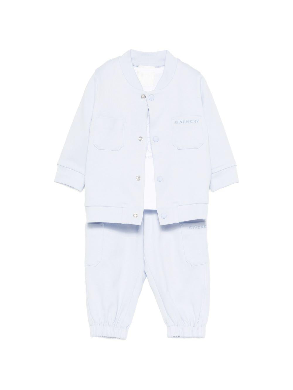 Completo cardigan e pantaloni con bottoni H31263 771 GIVENCHY KIDS