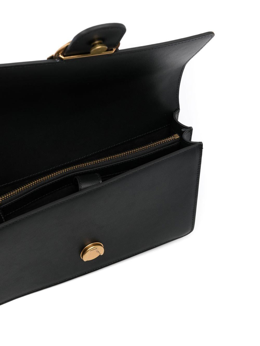 Borsa a Tracolla Nera Love One Classic 100941A0F1 Z99Q PINKO