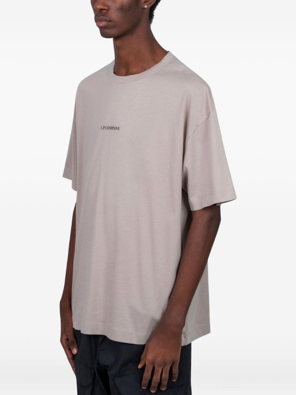 T-shirt in cotone girocollo oversize 20CMTS087A005100W 904 CP COMPANY