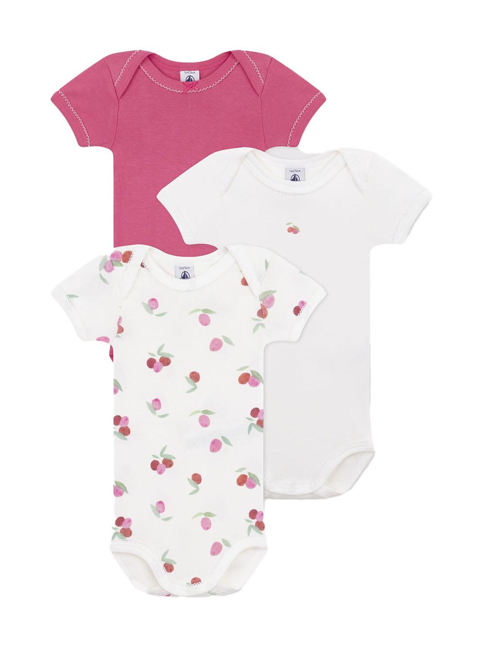 Set body con frutti (3pz) A0CZS 00 PETIT BATEAU KIDS