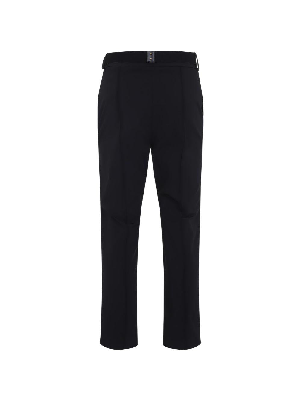Pantaloni in poliammide a gamba dritta con cintura PA13261E2 110 ELISABETTA FRANCHI