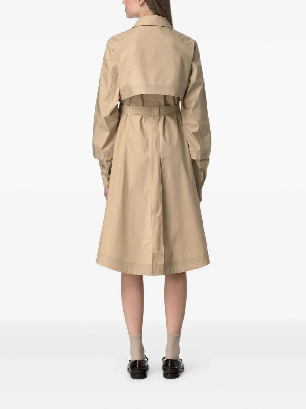 Trench jesy 3l poplin beige rope - Preludio Moda