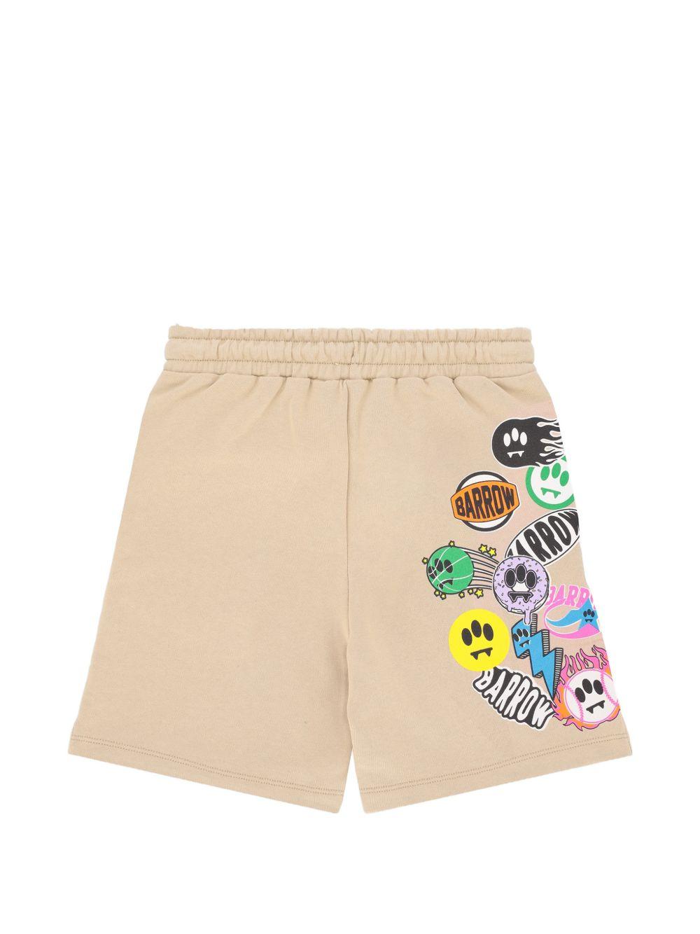 Shorts con applicazioni multicolore S6BKJUBE041 092 BARROW KIDS