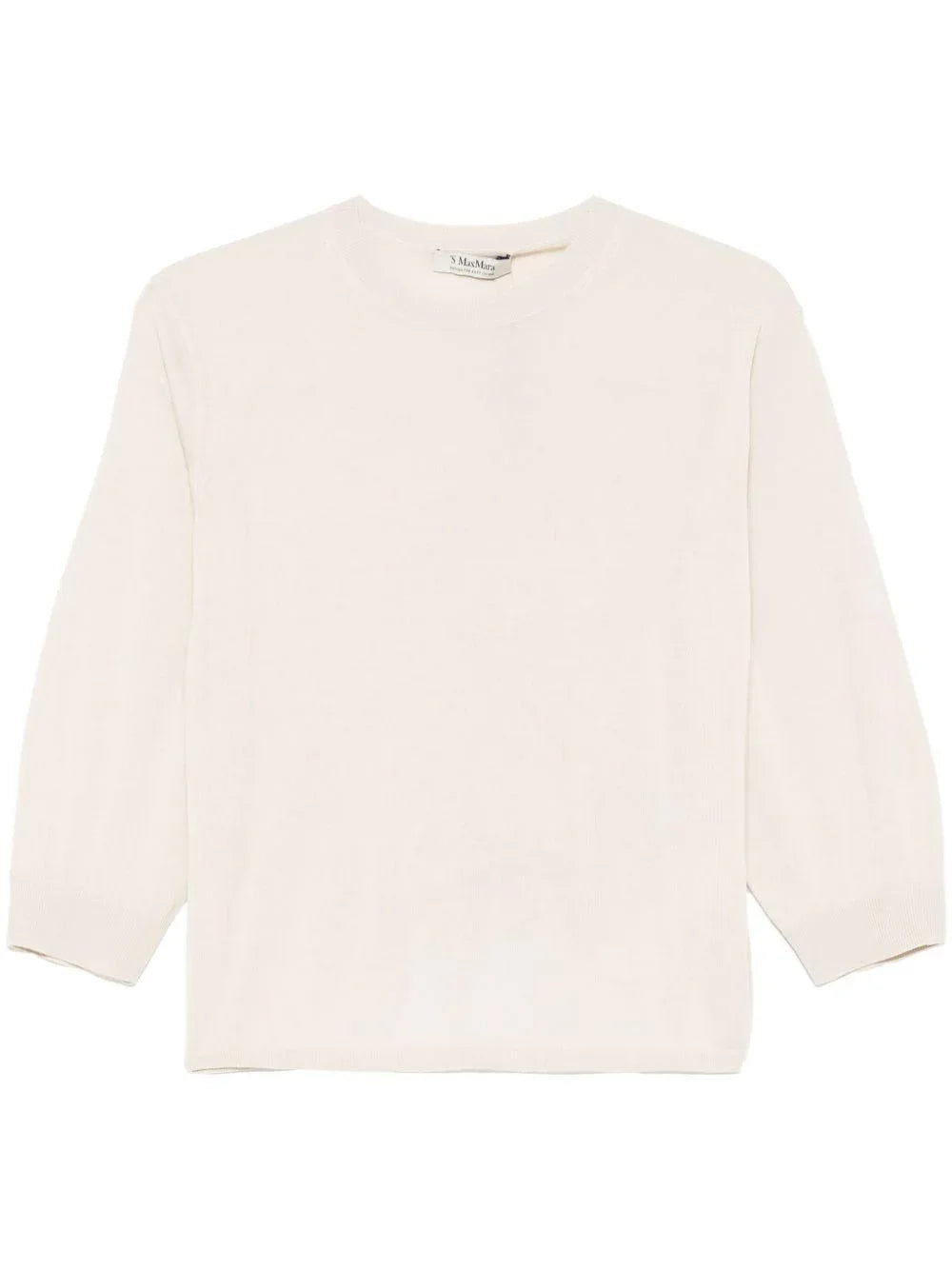 Maglia Amici in filato di lana leggero ecru - Preludio Moda