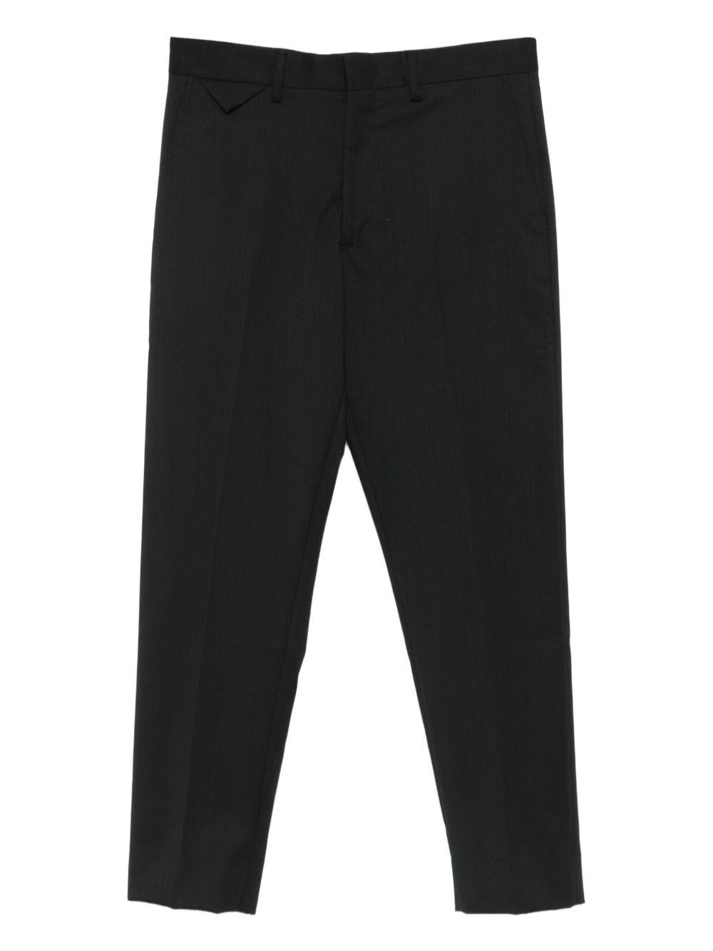 Pantaloni Neri Sartoriali Dritti L1PFW25266919 D001 LOW BRAND