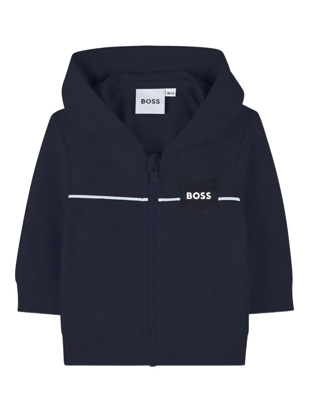 Tuta con Cappuccio e Logo a Contrasto - Preludio Moda