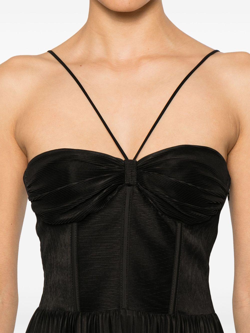 Abito cicogna nero 104994A2DM Z99 PINKO