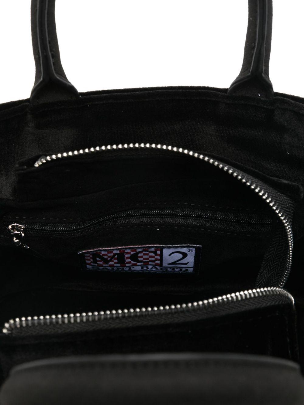Borsa tote mini in velluto con tracolla VAMI027 00207I MC2 SAINT BARTH