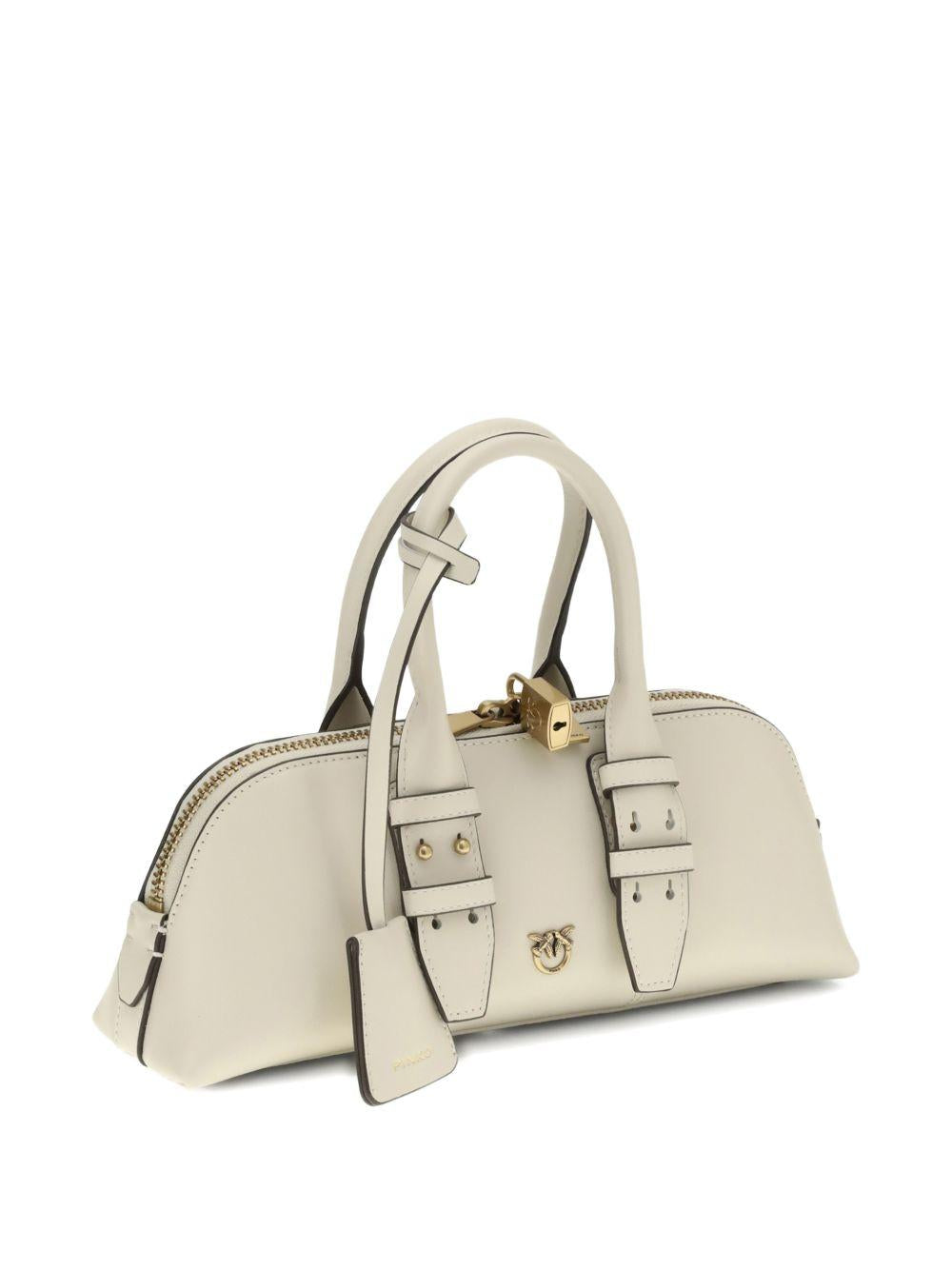 Borsa bowling con fibbie metalliche 105334A0QO Z14Q PINKO