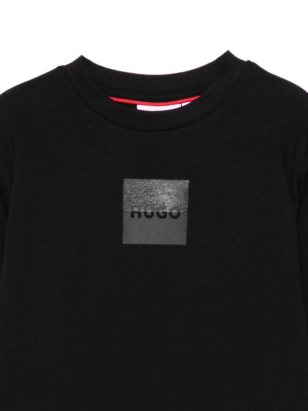 Top in Cotone con Placca Logo G00437 09B HUGO KIDS
