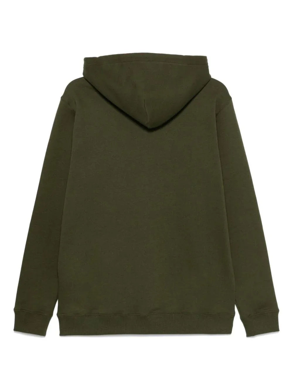 Felpa verde militare logo laterale - Preludio Moda