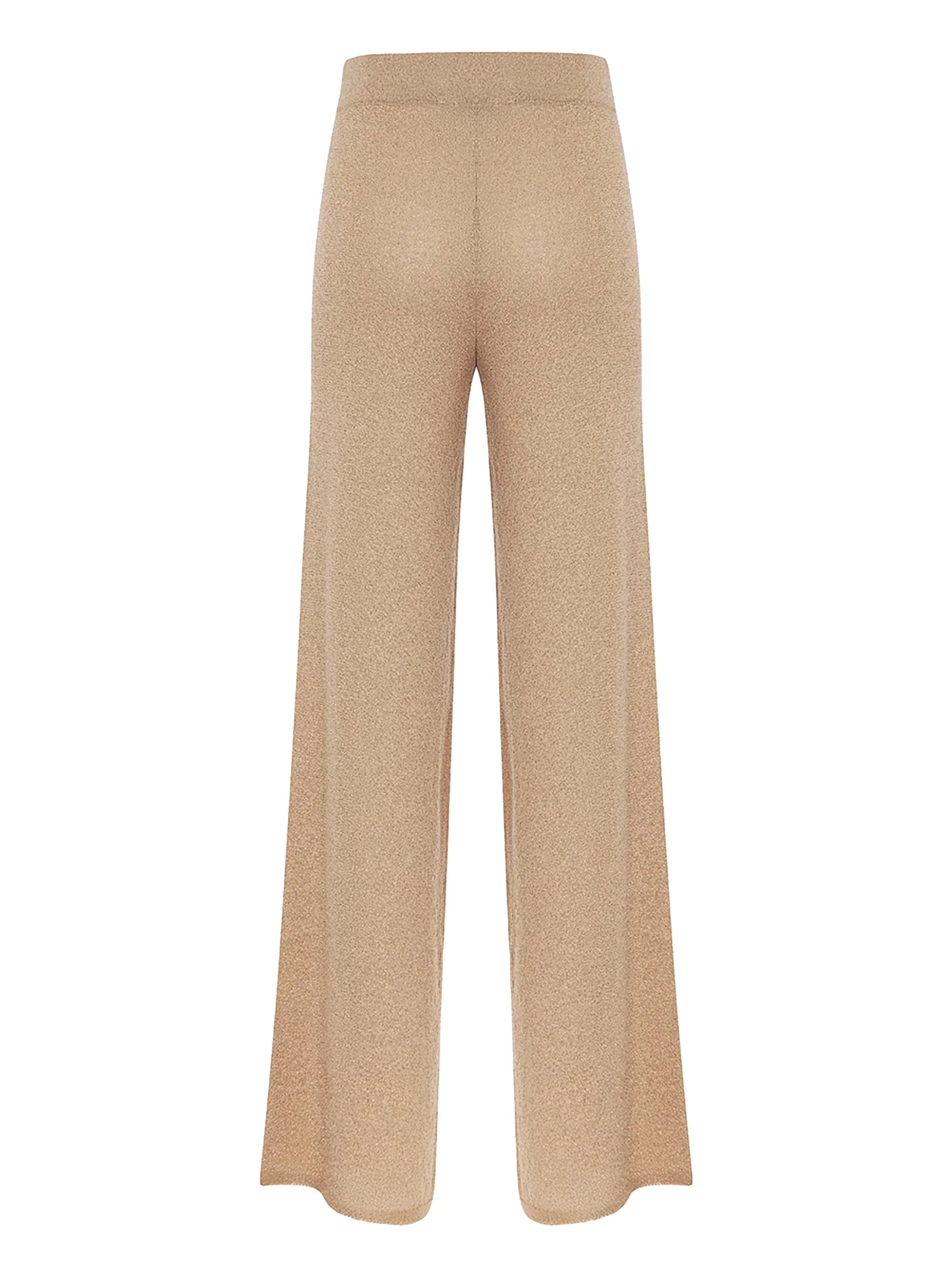 Pantalone sabbia lurex - Preludio Moda