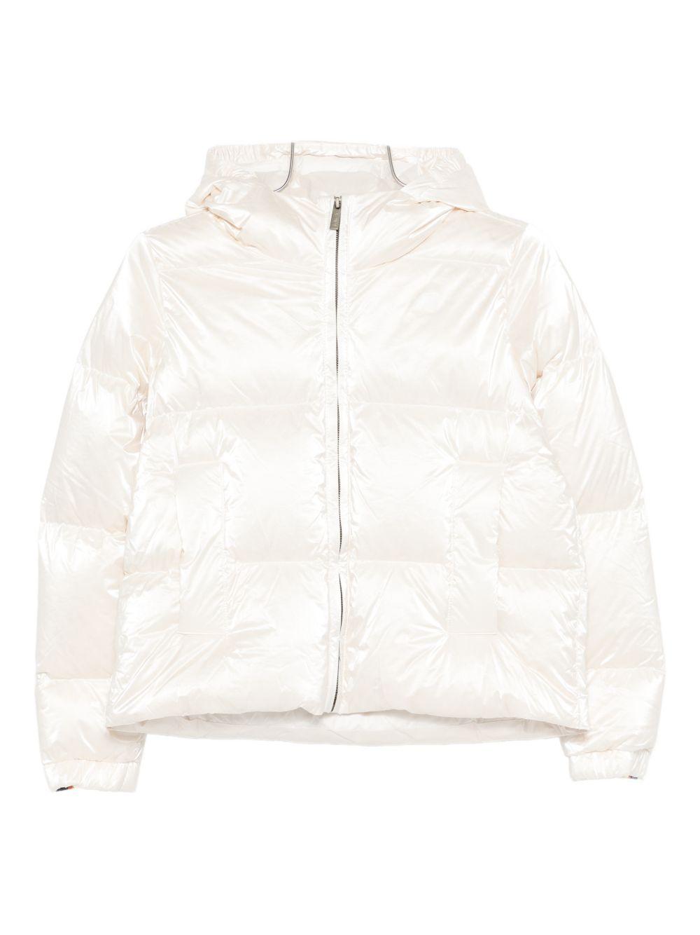 Giacca bianca con cappuccio e zip K7136QW B2Z K-WAY KIDS
