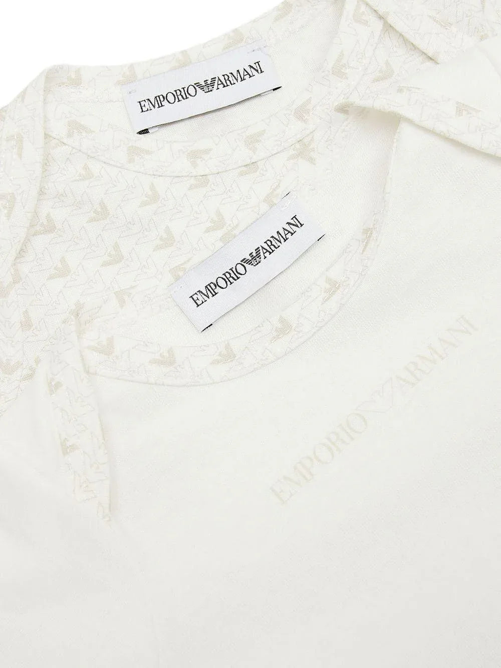 Set body beige logati neonato (2pz) - Preludio Moda