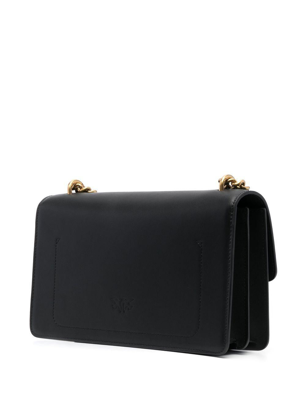 Borsa a Tracolla Nera Love One Classic 100941A0F1 Z99Q PINKO