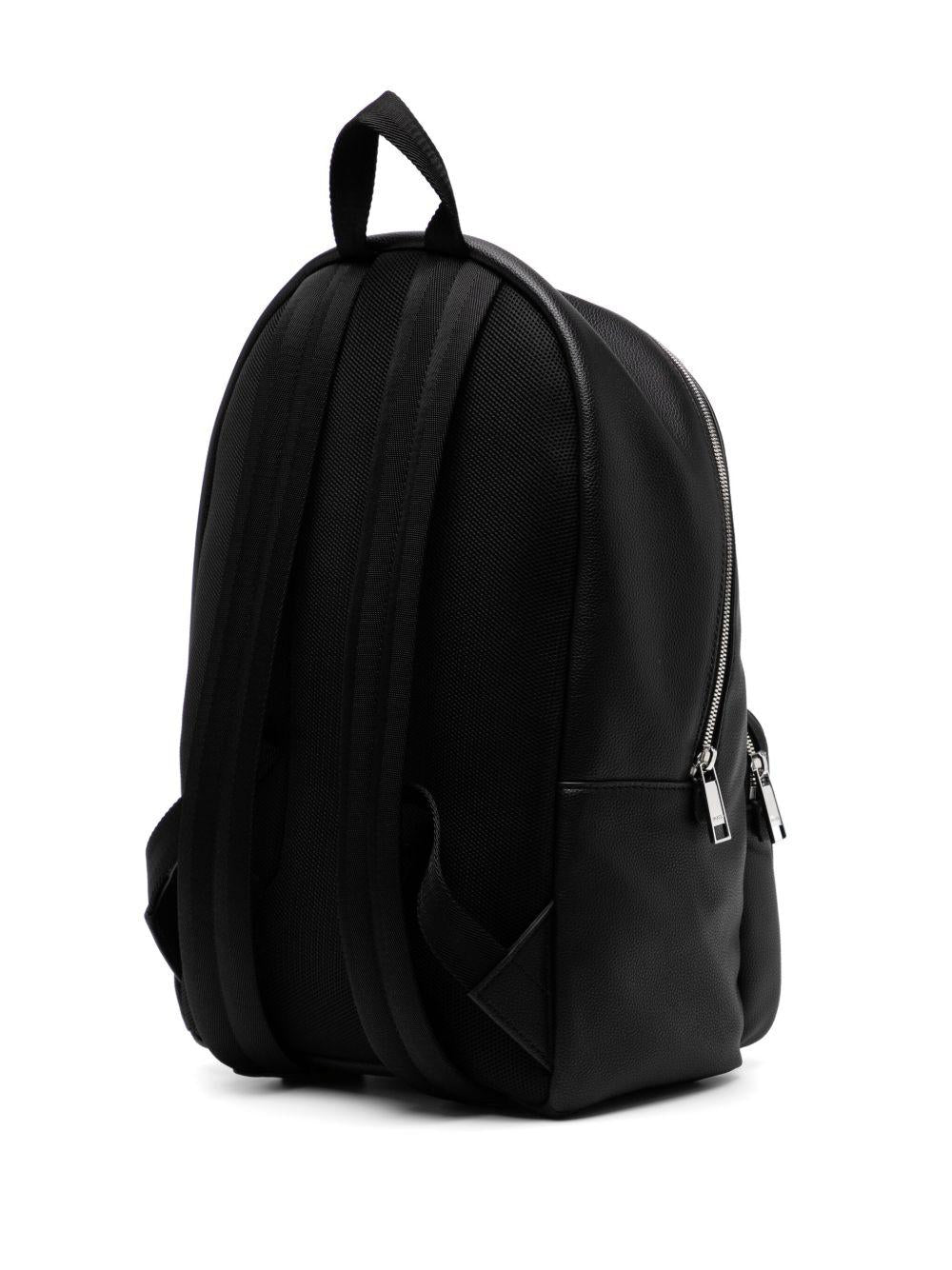 Zaino con scomparto laptop e zip frontale 50536499 001 BOSS
