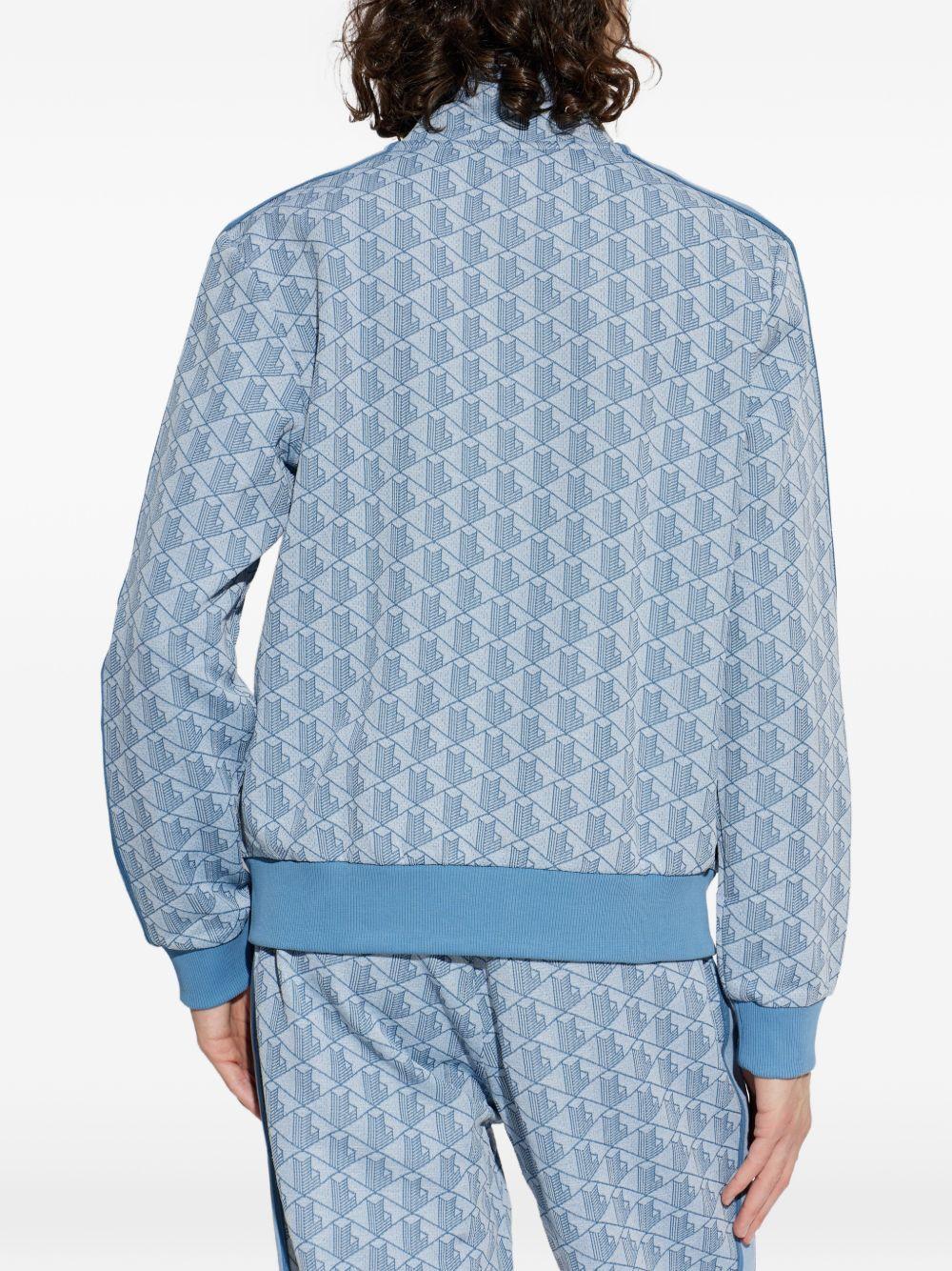 Giacca zip con stampa geometrica SH1368 1QI LACOSTE