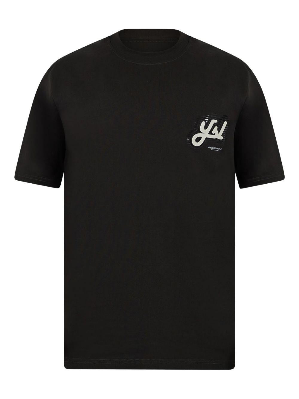 T-shirt logo petto testa di moro XM4147 MORO YES LONDON