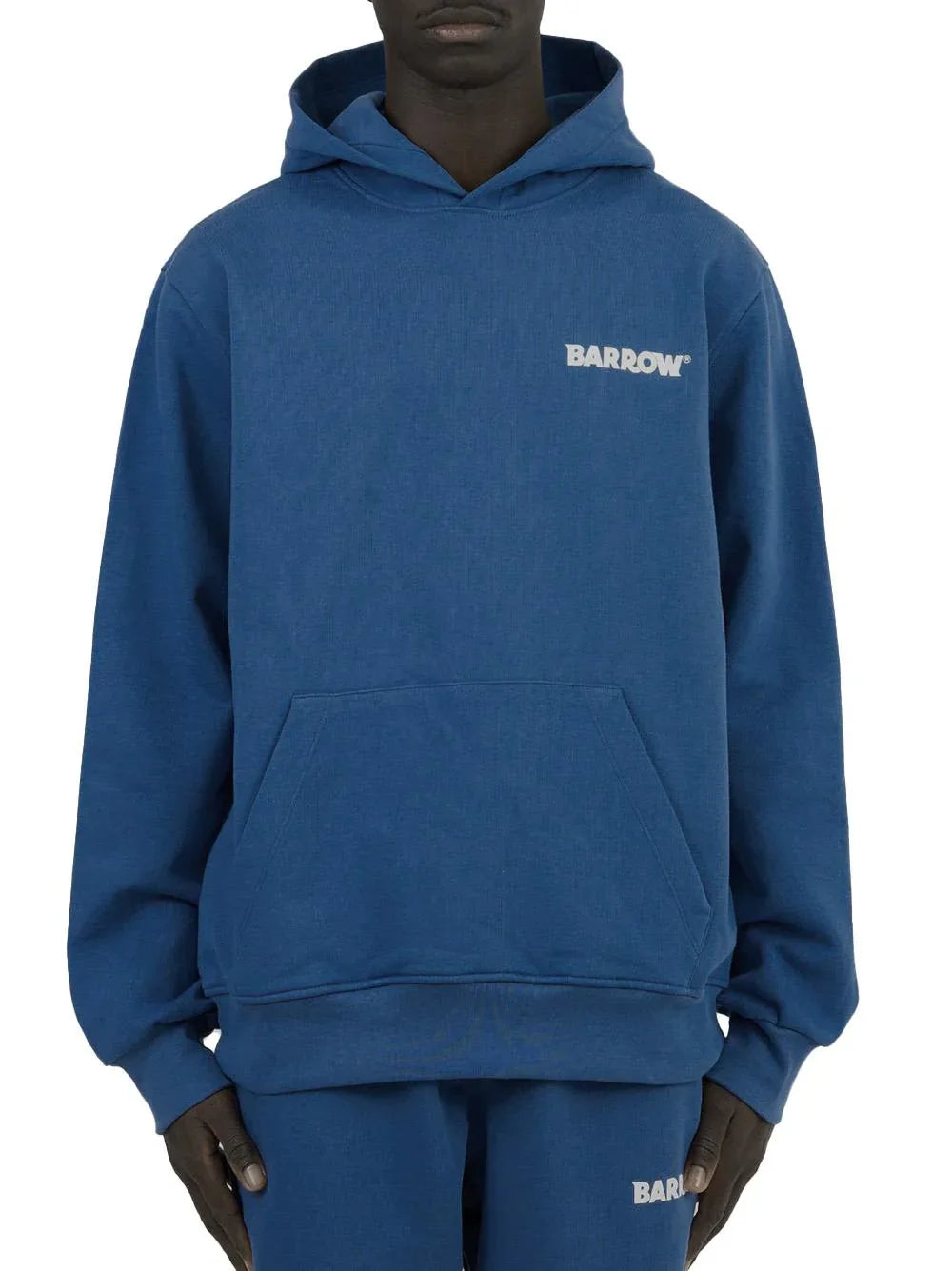 Felpa blu mini logo retro - Preludio Moda