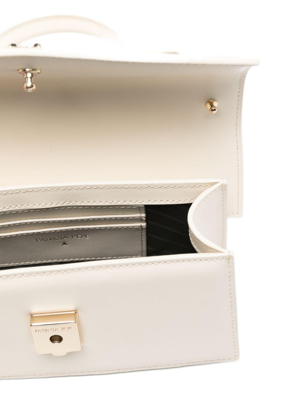 Borsa a mano in pelle con tracolla 8B0111L061 W405 PATRIZIA PEPE