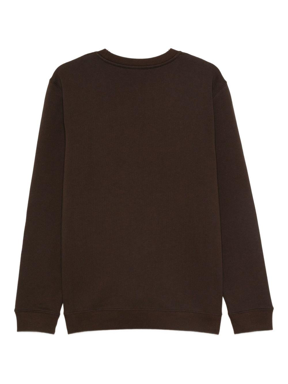 DONDUP Felpa nera con logo flocked Made in Italy UF641KF0196ULO7DUW25 737 DONDUP