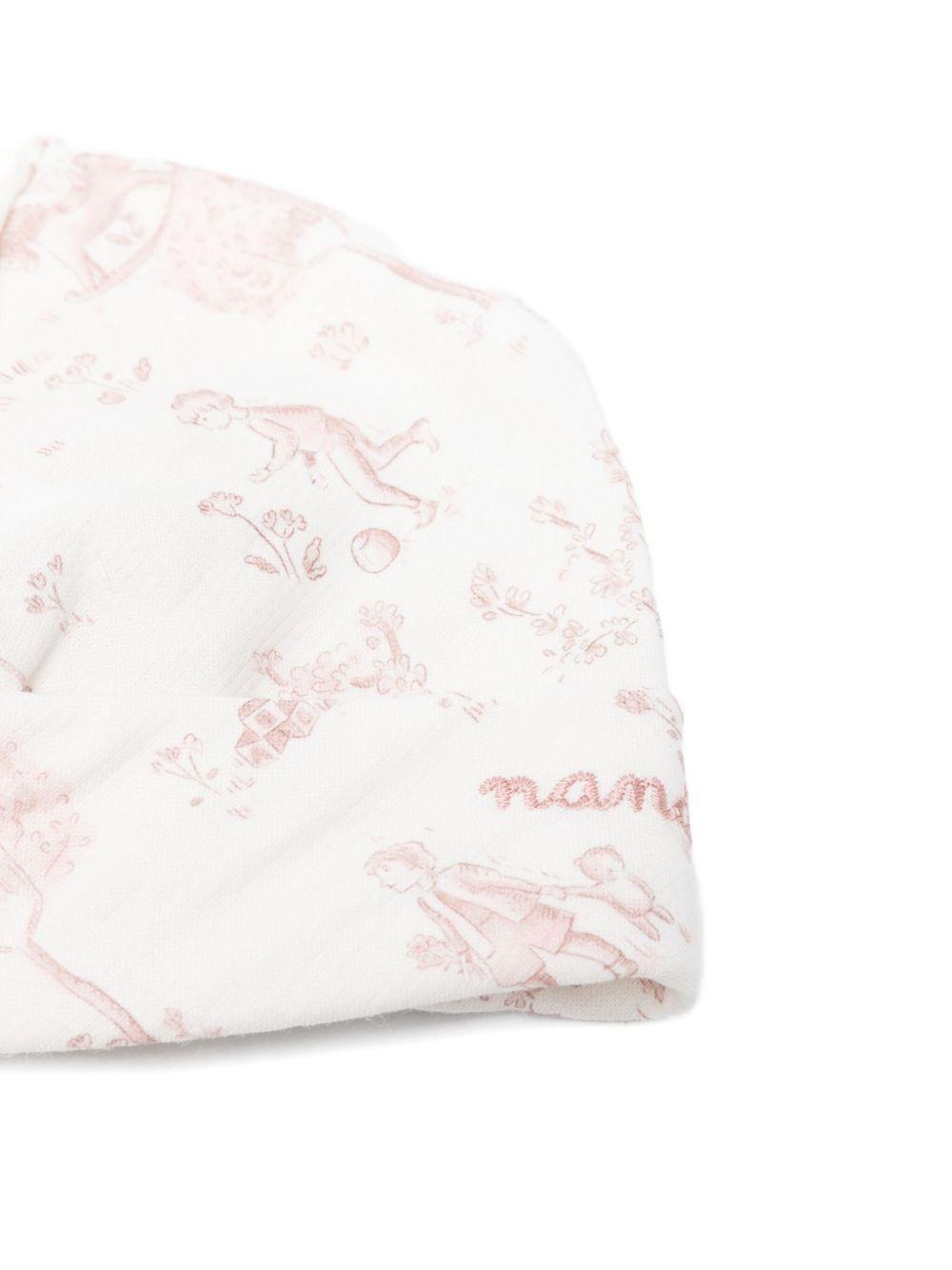 Berretto rosa con stampa I25418PCR ROSA NANAN KIDS